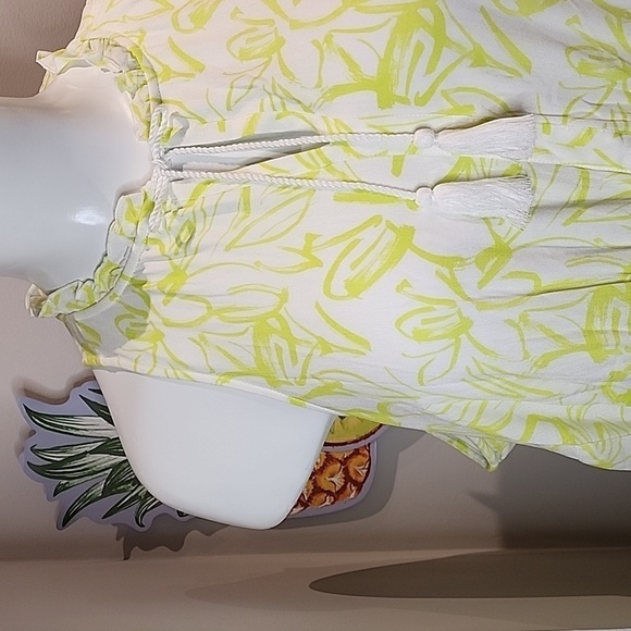 Torrid - Midi Wash Gauze Tiered Dress in Floral Yellow​​​​​​​​ - Picture 3 of 13